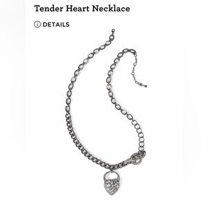 Cabi Tender Heart Silver Chain Necklace